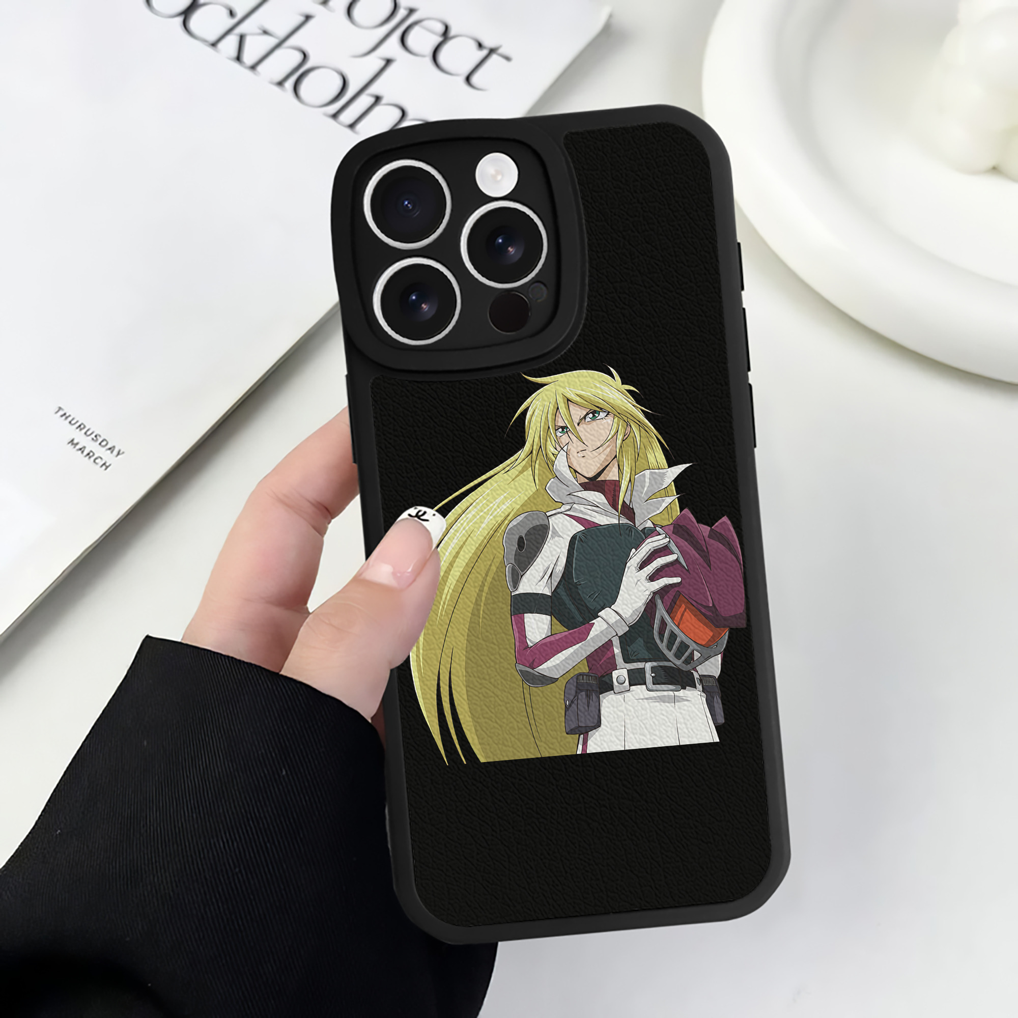 遊☆戯☆王 Yu-Gi-Oh! 【iPhone 16シリーズ対応】シリコンスマホケース（レザー調） 材質：シリコン
